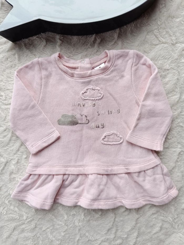 Robe manches longues Fille 1 mois Nuage Z Grain de blé 100% coton - photo numéro 2