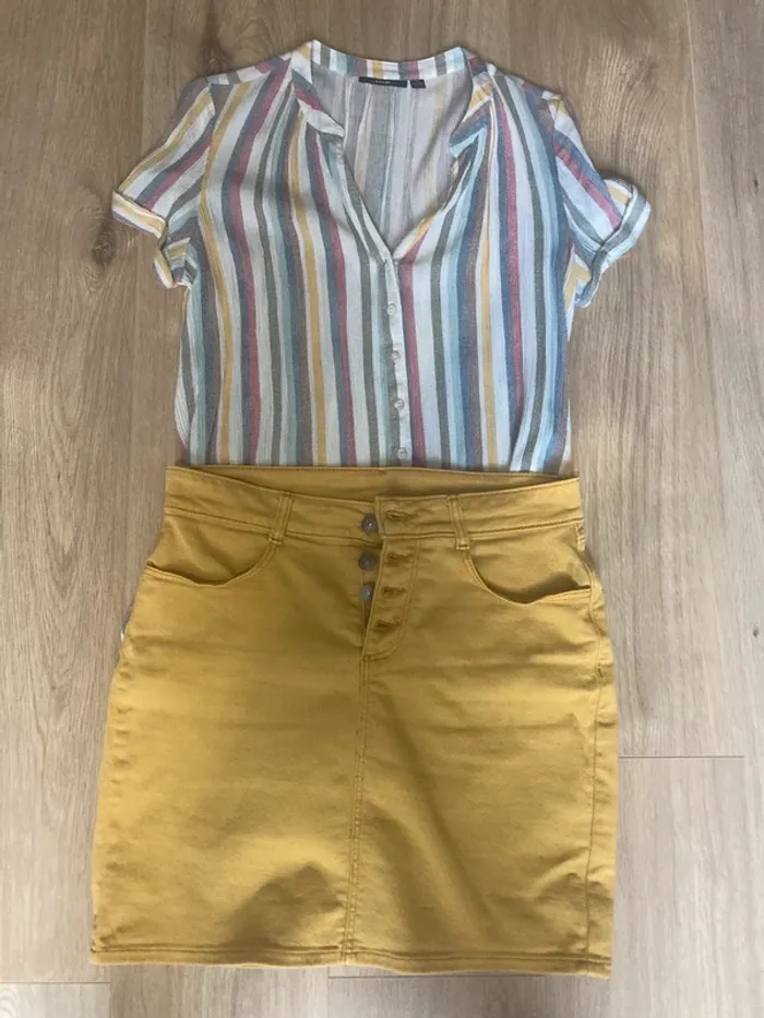 Ensemble tunique et jupe