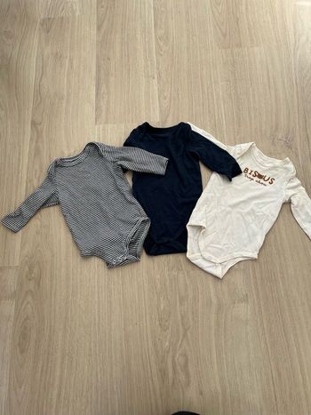 Lot de 3 bodies 6 mois