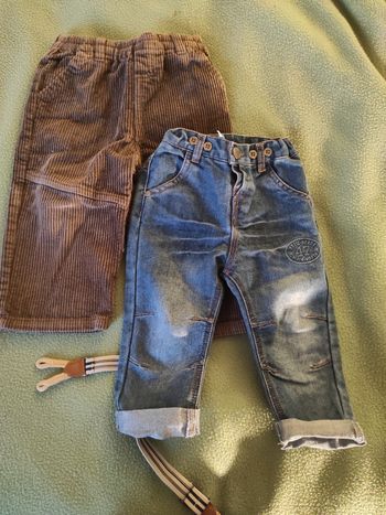 Lot pantalon et sweat 18 mois