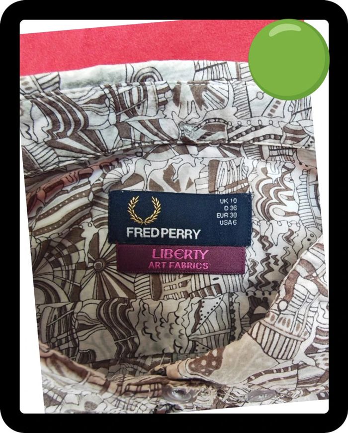 Robe chemise Fred Perry x Liberty taille M - photo numéro 5