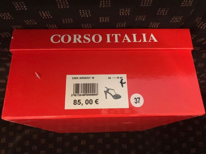 Escarpins couleur argent 37·Très bon état·CORSO ITALIA - photo numéro 8