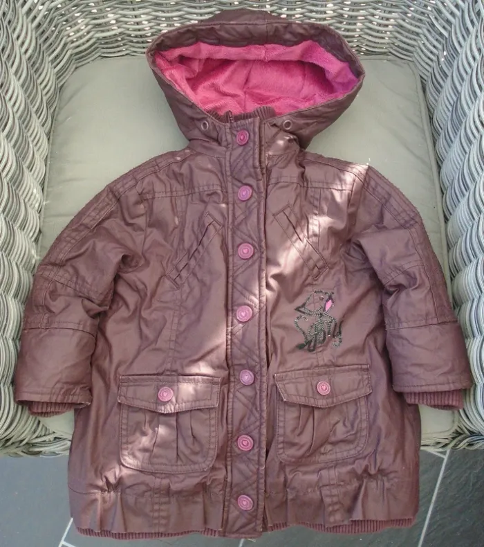 Superbe manteau hiver fille 2 ans (86 cm) Sergent Major - photo numéro 2