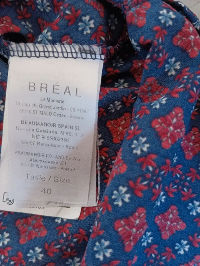Tunique Bréal taille 40 en Tbe - photo numéro 4