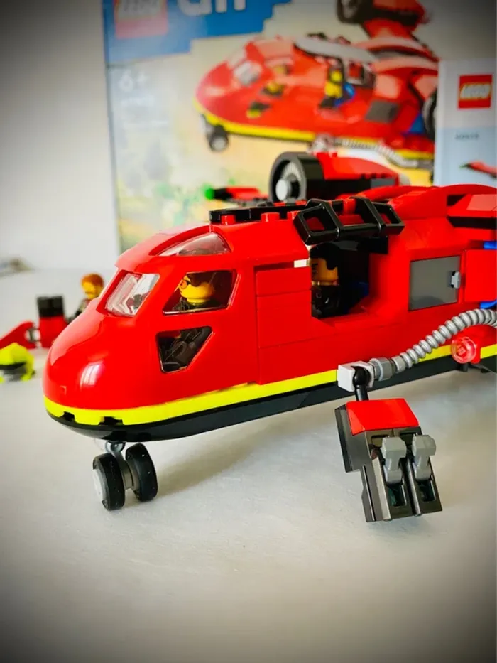 LEGO City 60413 - L’Avion de Sauvetage Des Pompiers - Complet avec Boîte et Notice - photo numéro 3