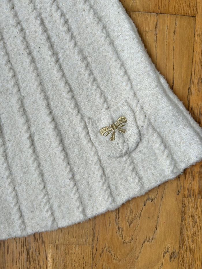 Robe en laine pailletée or Orchestra taille 12 mois - photo numéro 2