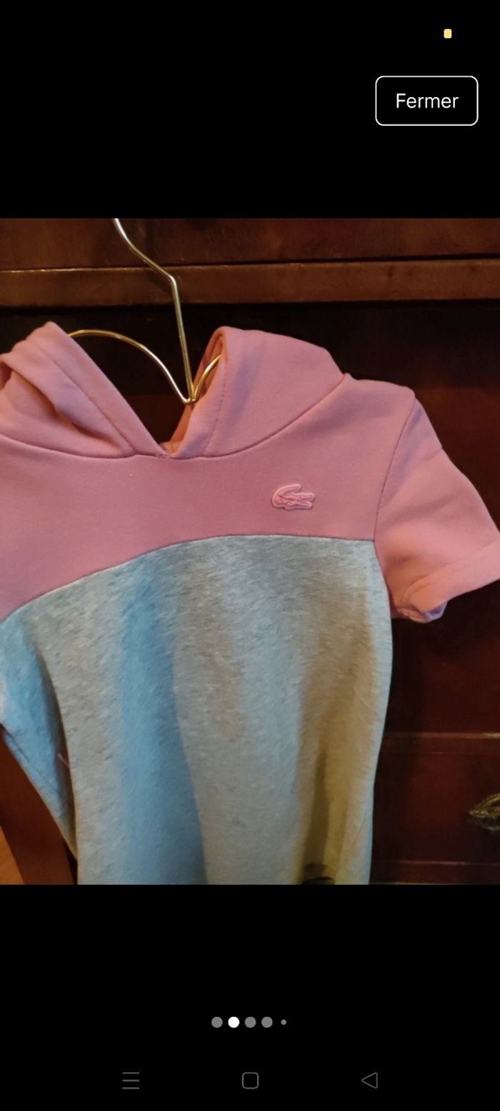 Robe Lacoste 2 ans - photo numéro 2