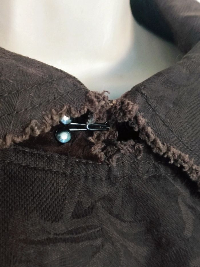 Long manteau marron y2k vintage officier/ EDC by Esprit - 38/M à 40/L - photo numéro 10