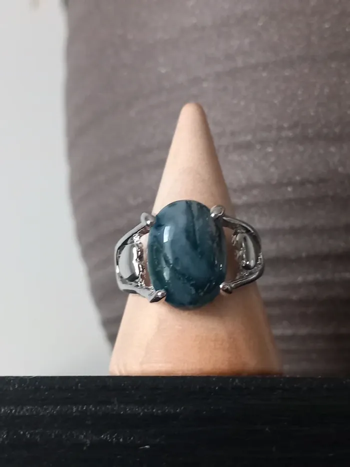 Bague en pierre naturelle taille 17 (55) - photo numéro 4