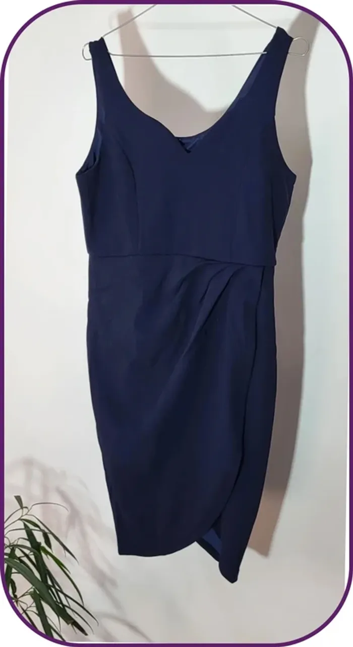 Robe élégante bleu marine – Taille M - photo numéro 2