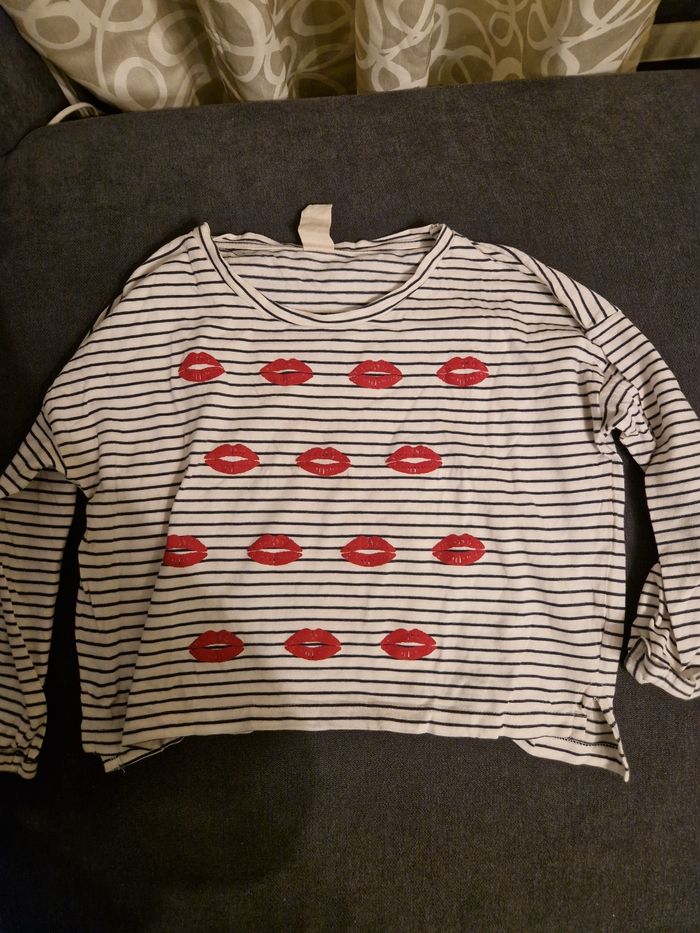 T-shirt manches 3/4 - photo numéro 2