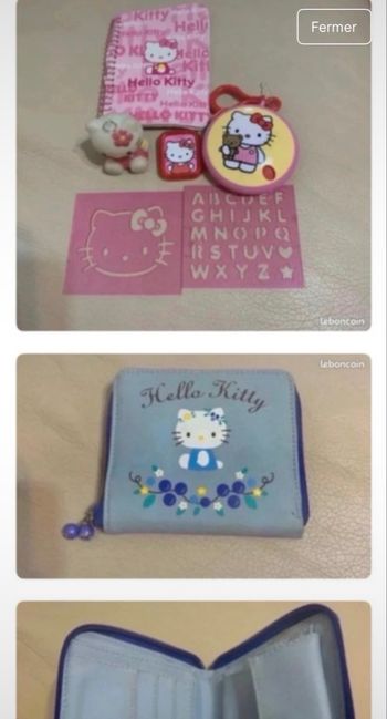 Porte monnaie et accessoire Hello Kitty