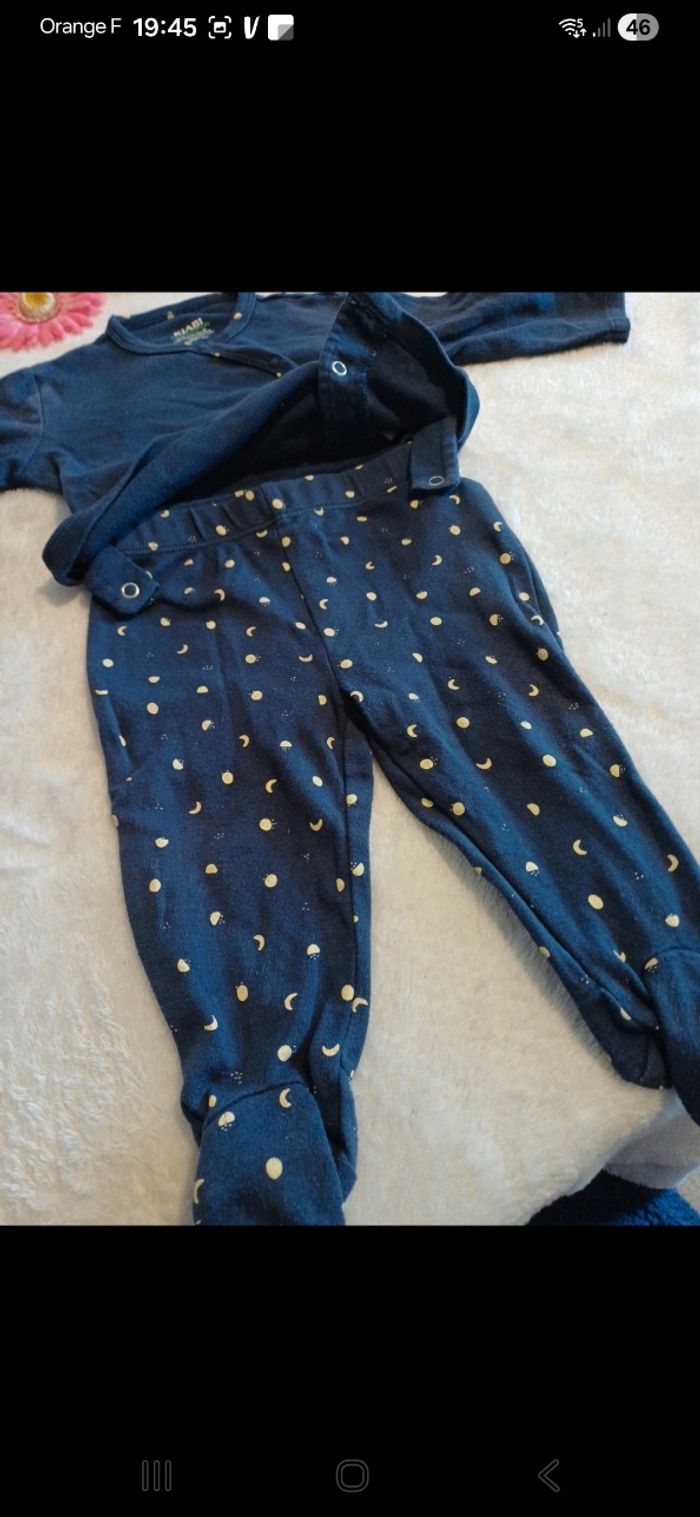 Pyjama bébé taille 6 mois - photo numéro 3