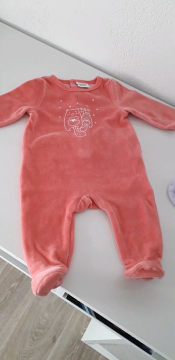 Pyjama velours 3 mois
