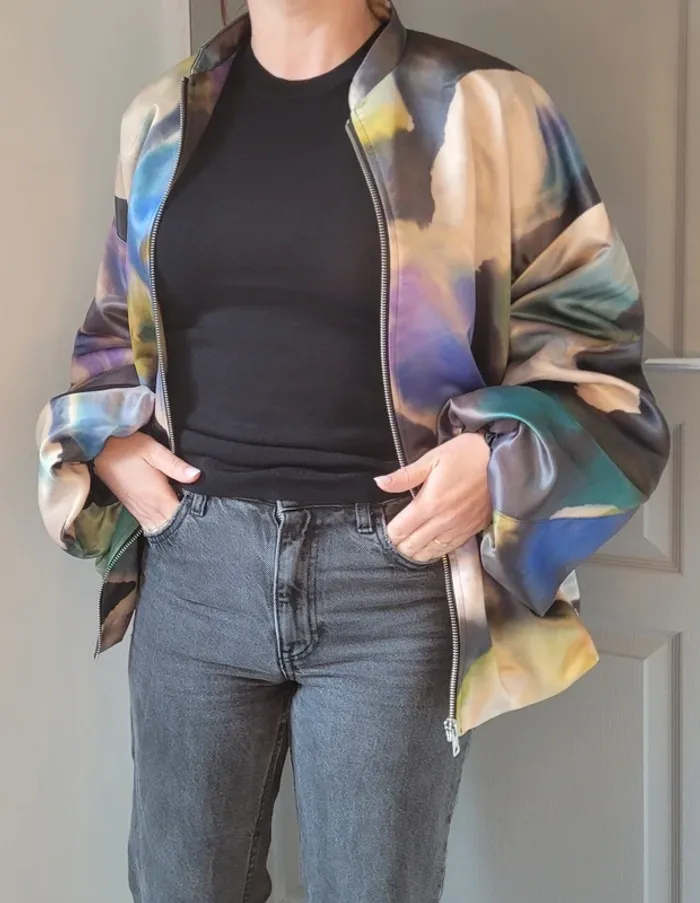 Veste imperial satinée neuve taille S oversize - photo numéro 2