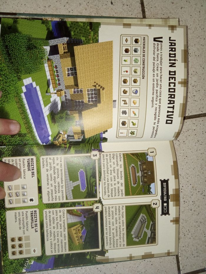 Livre mine craft version espagnole, guide officiel - photo numéro 3