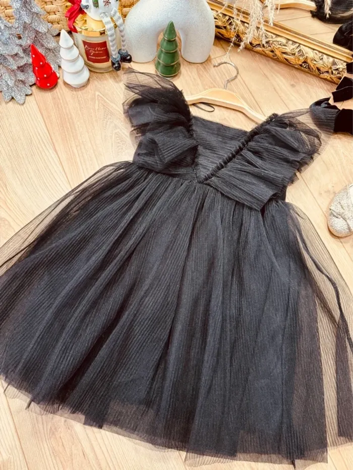 Taille 3-4 ans robe Noël fille H&M noir * tulle * 🎄 - photo numéro 4