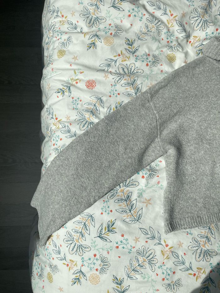 pull court gris - photo numéro 3