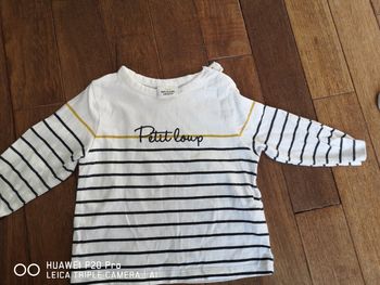 Tee shirt manche longue 6 mois tape à l'œil