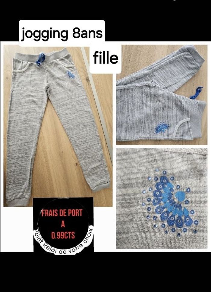 Pantalon type jogging 8 ans fille