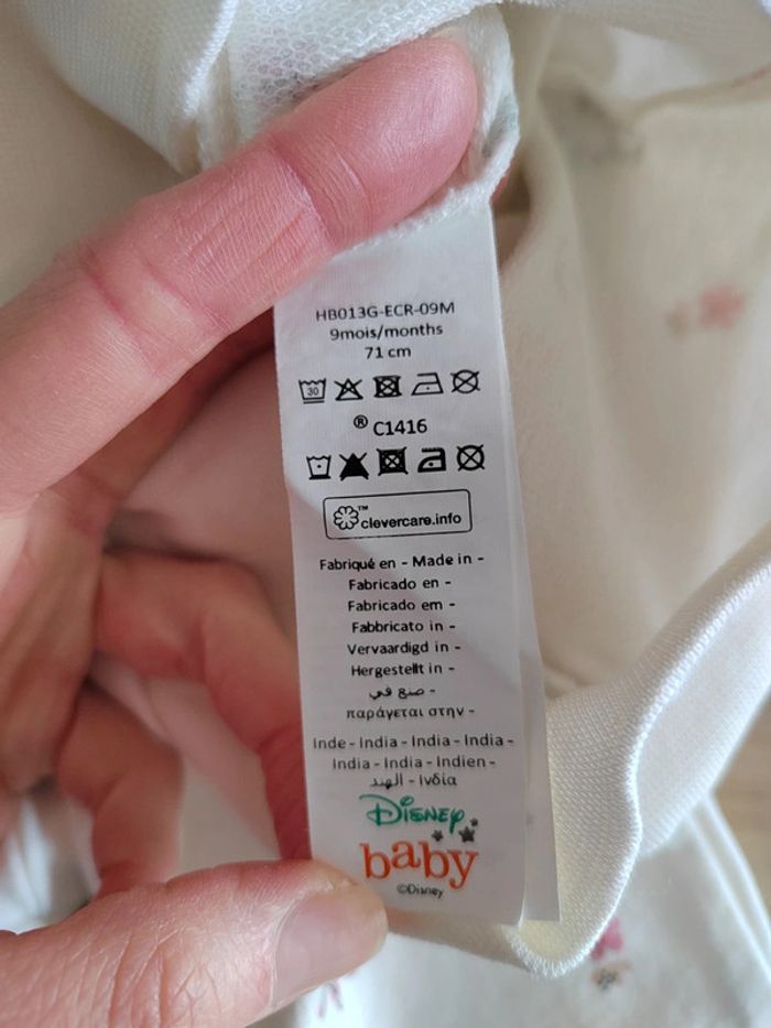 Caleçon Disney taille 9 mois - photo numéro 4