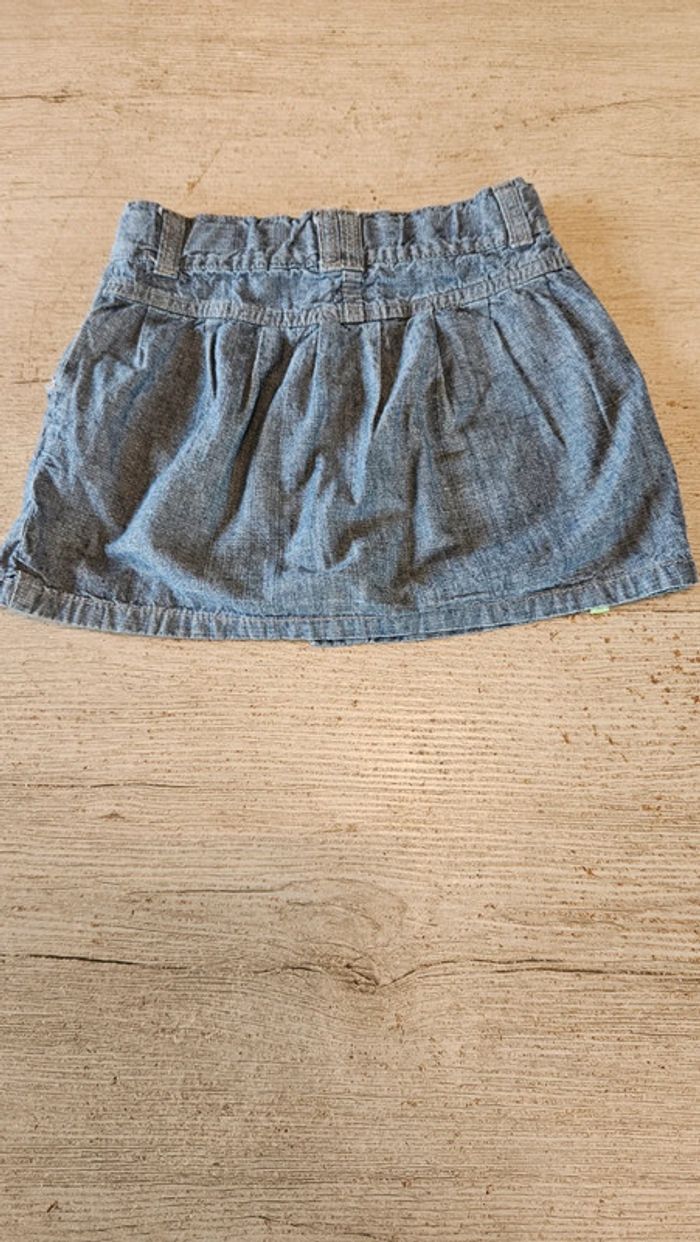 Jupe courte en jean s bleu, ajustable à la taille, Prémaman, 6 ans, nickel - photo numéro 6