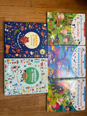 Lot de livres cherche et trouve
