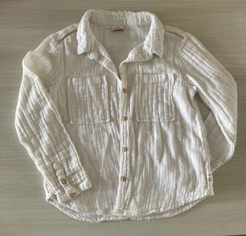 Chemise blanche mousseline