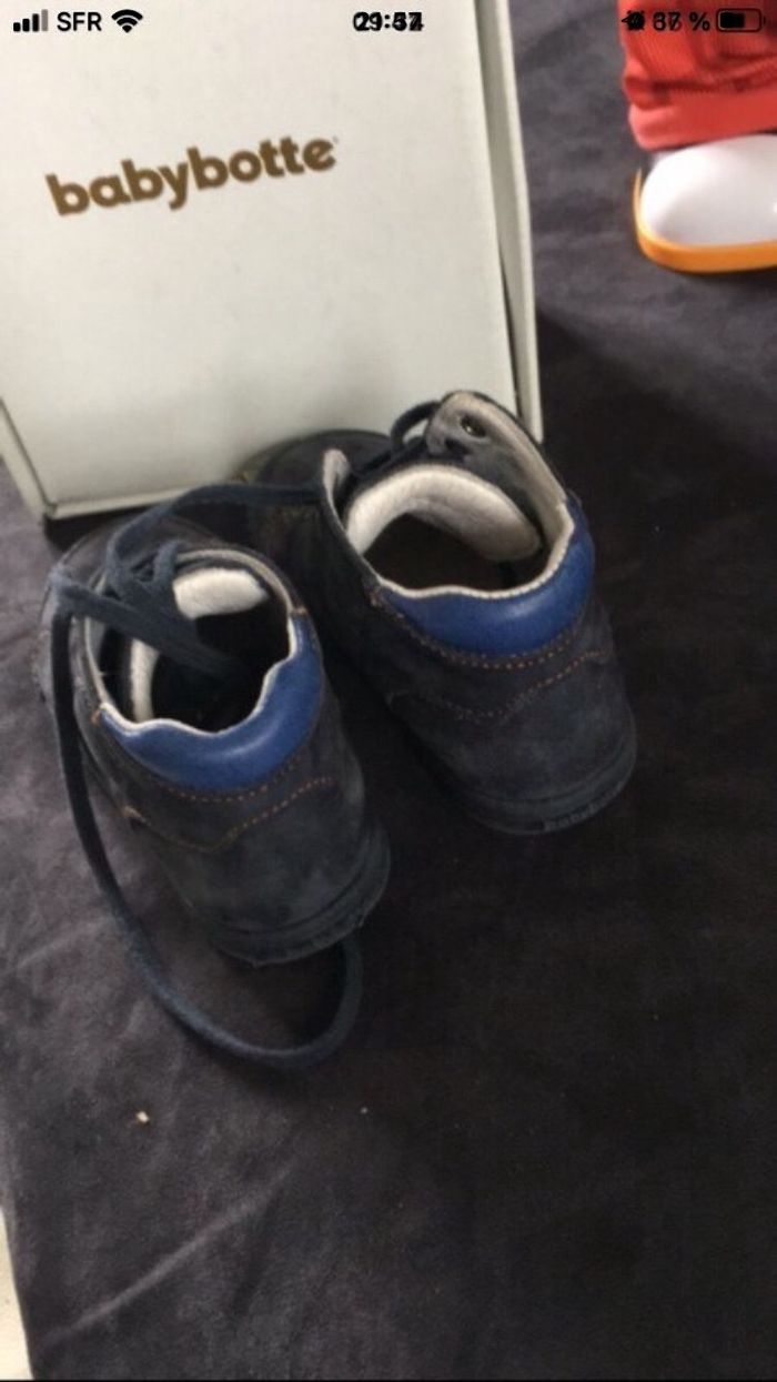 Chaussure baby botte taille 22 - photo numéro 4