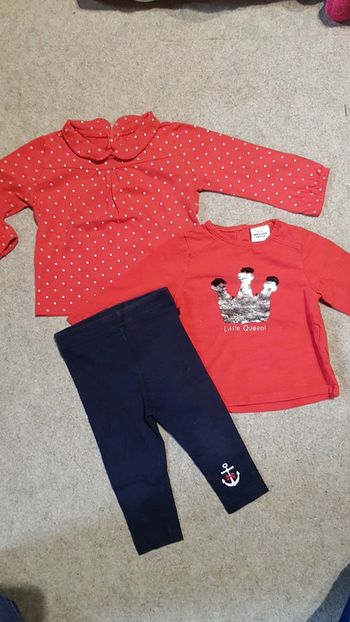 Lot de 3 articles fille 9 mois mi saison tae tissaia bébé rêve