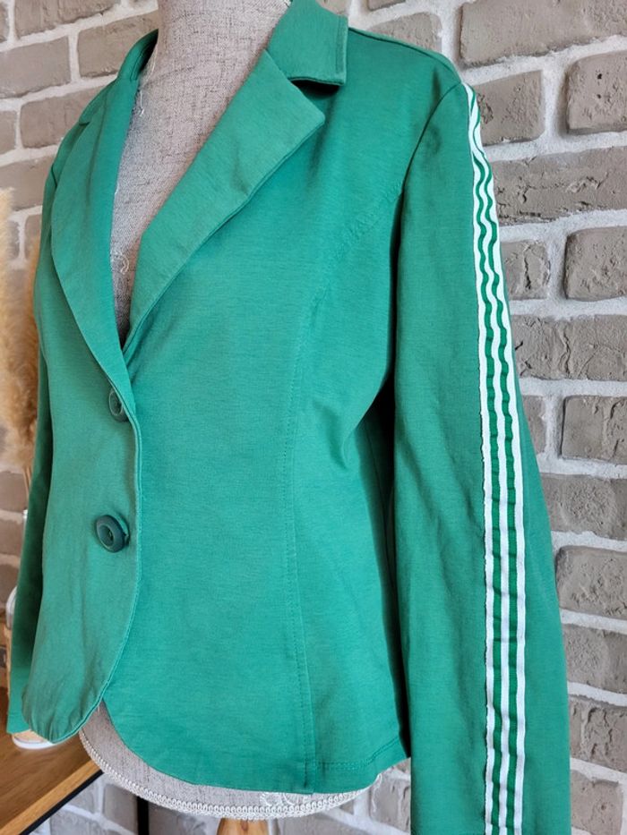 Veste blazer vert G. Ricceri - streetwear chic - photo numéro 7