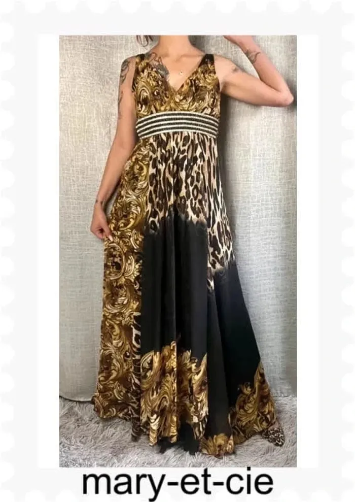 SOLDE - Robe longue taille S/M - Azaka - photo numéro 2