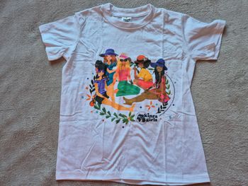 T-shirt enfant Kinra Girls blanc 10 ans