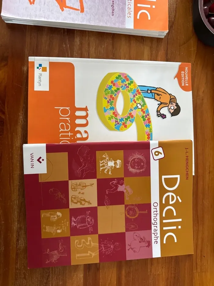 Lot de deux livres d’activité sixième