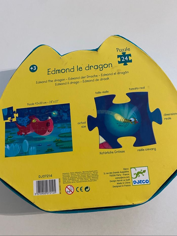 Puzzle Edmond le Dragon - photo numéro 2