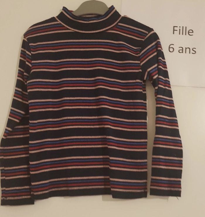 Haut col roulé gemo 6 ans