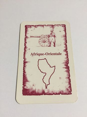 Carte Afrique-Orientale pièce détachée jeu de société Risk la conquête du monde Parker #A54