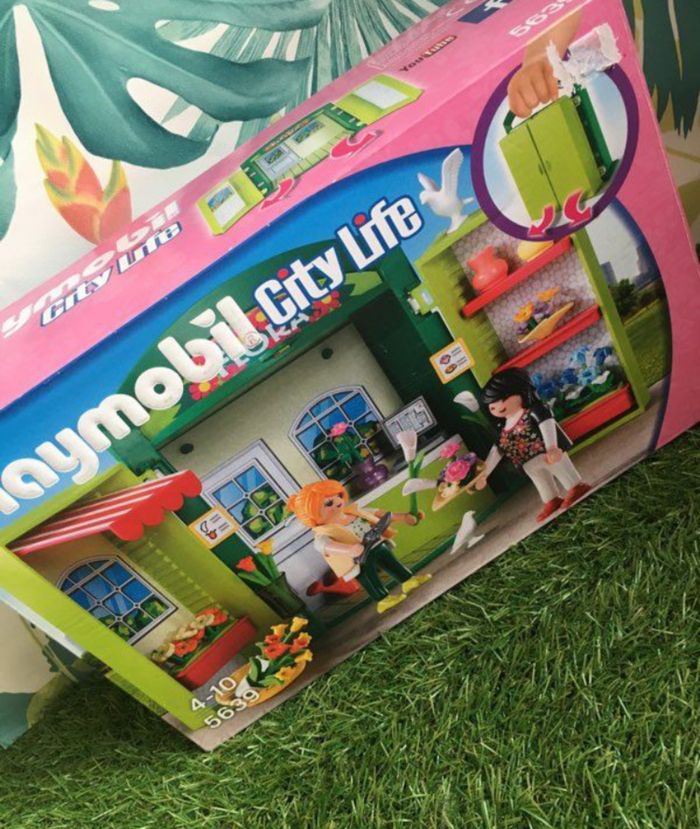 Magasin de fleurs city Life playmobil