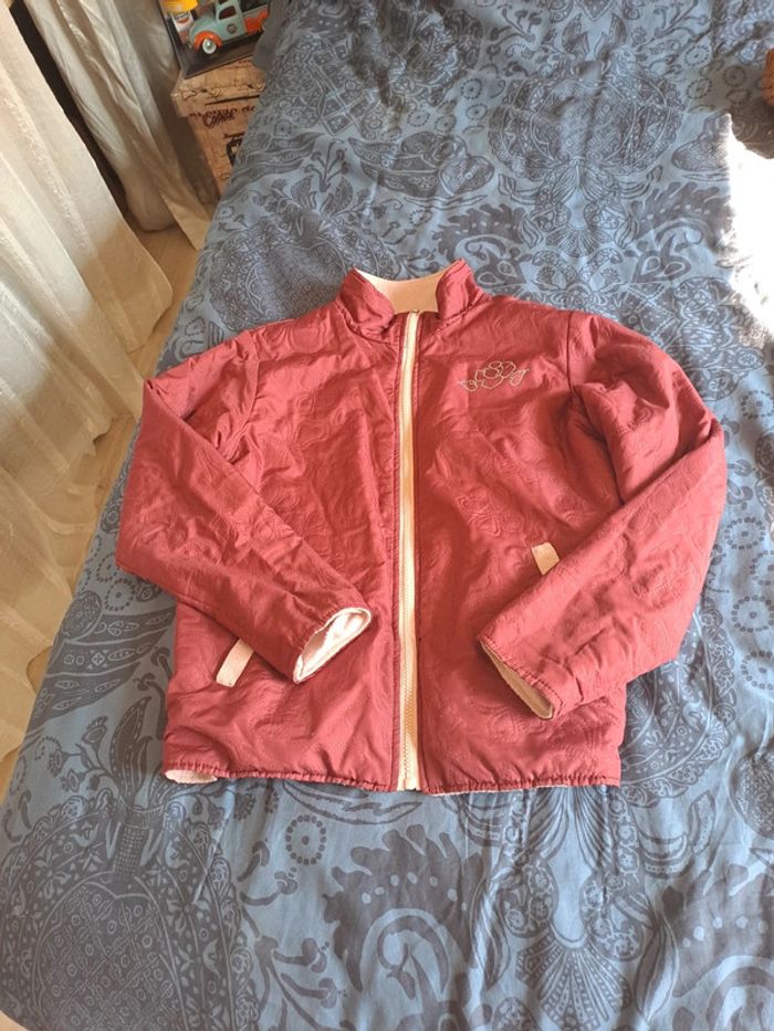 Veste polaire et lin réversible T 38/40 - photo numéro 4