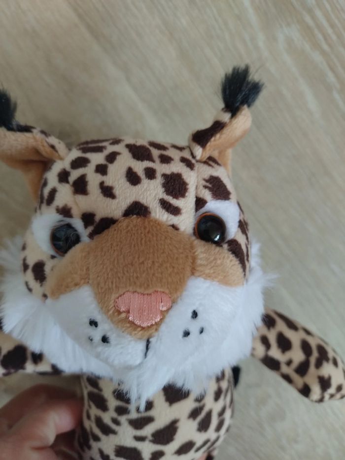 Peluche lynx kinder - photo numéro 3