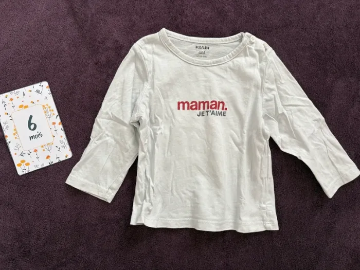 Ensemble « Maman Je t’aime » Kiabi - photo numéro 2