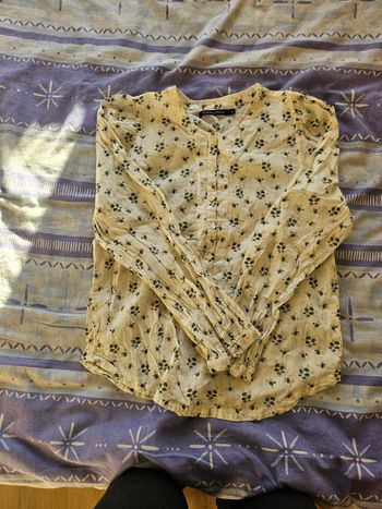 Blouse monoprix blanche