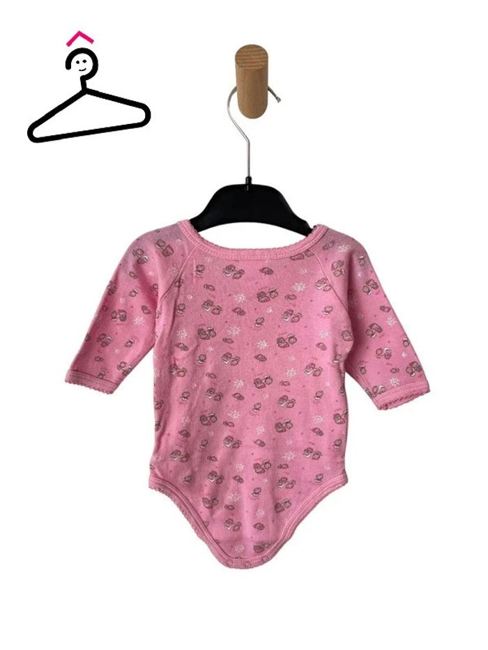 LOT de 3 bodies croisés à manches longues roses - bébé fille 3 mois - photo numéro 9