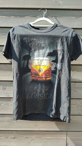 Tshirt noir Road to Corsica S Palawan