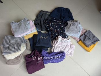 Lot automne hiver 24 articles - 4 ans