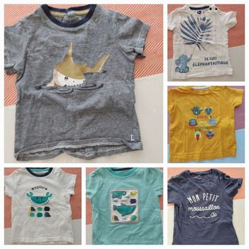 Lot tee shirt 6mois