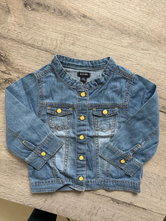 Chemise en jeans Kiabi 12 mois - photo numéro 2