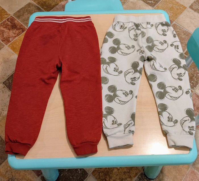 Lot 🌈 de 6 bas jogging 🧸 dont Disney 🎈 24 à 36 mois 🐦 - photo numéro 14