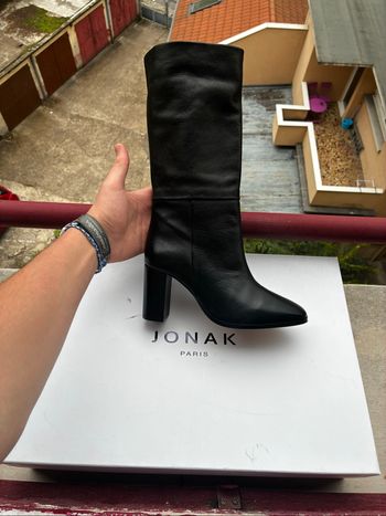 Bottes noires Jonak à talons hauts - Vannes