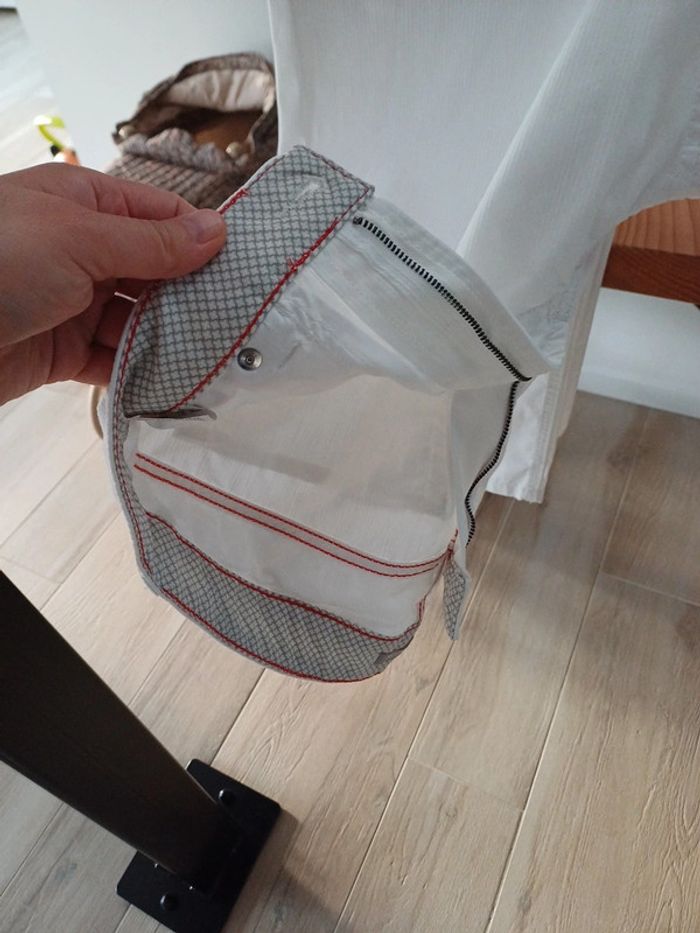 Pantalon blanc velour côtelée léger T42 neuf - photo numéro 5